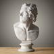 Bust of Ancient Greek Male, $179 (was $229) He's cute. The real ones are SO much more expensive, in terms of years they take off your life. What a steal.